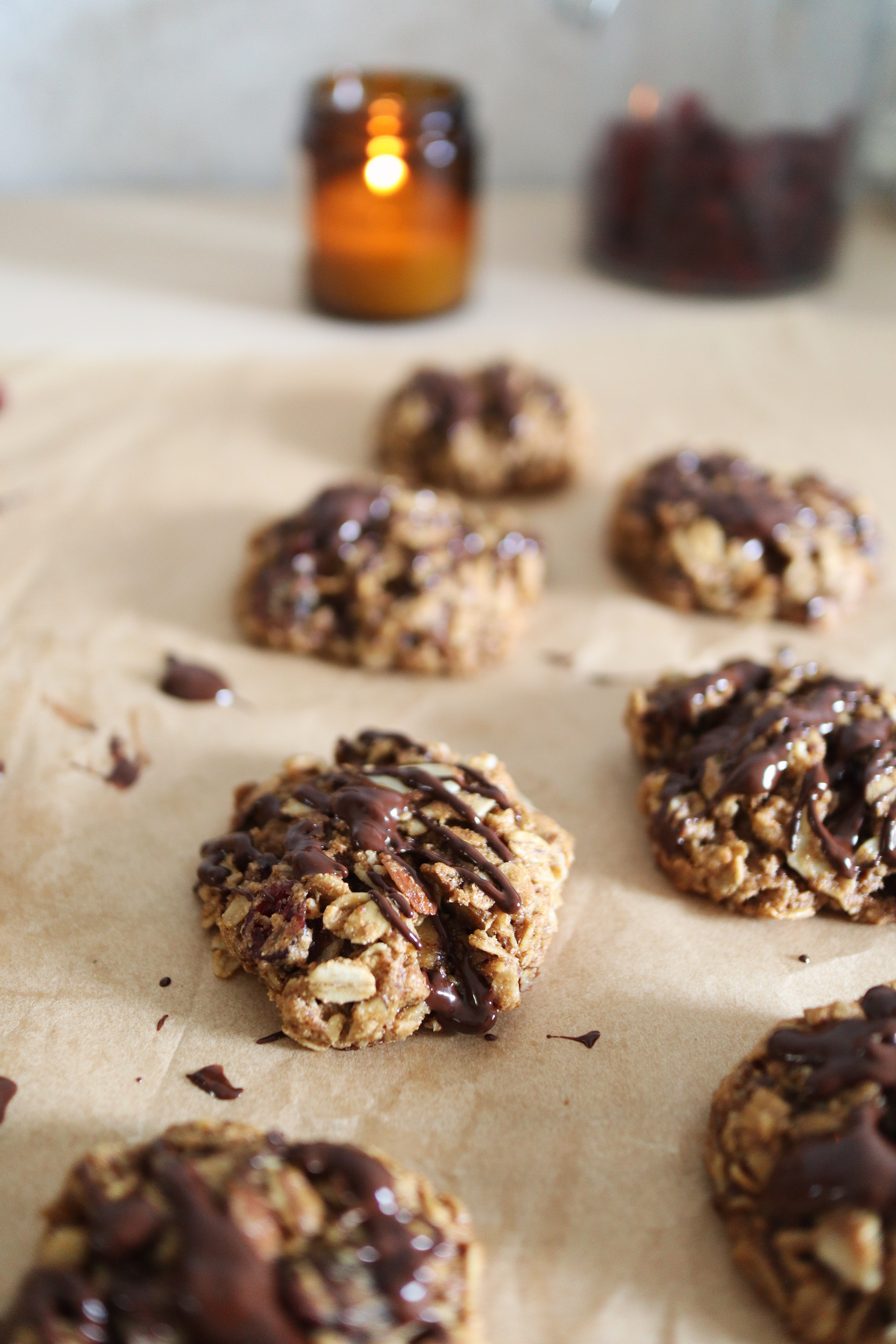 Cranberry Almond Oatmeal Cookies